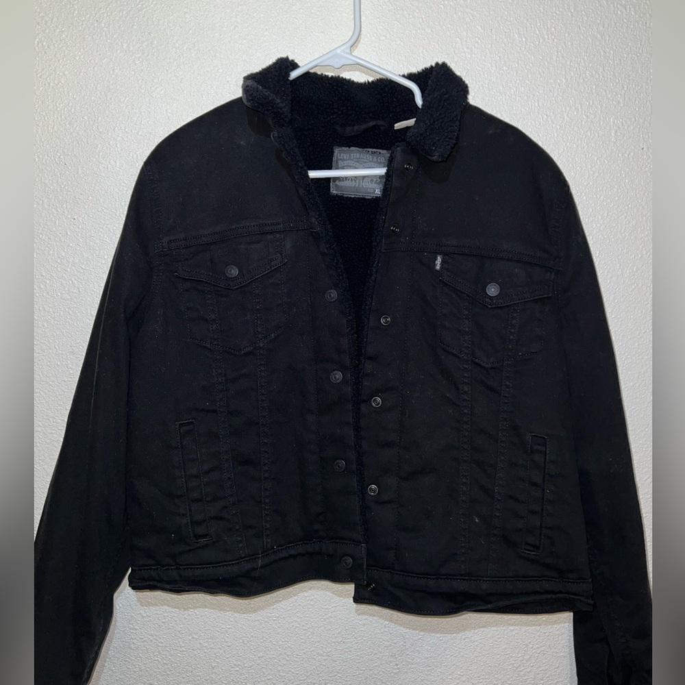 Levi’s jean jacket with Sherpa inside